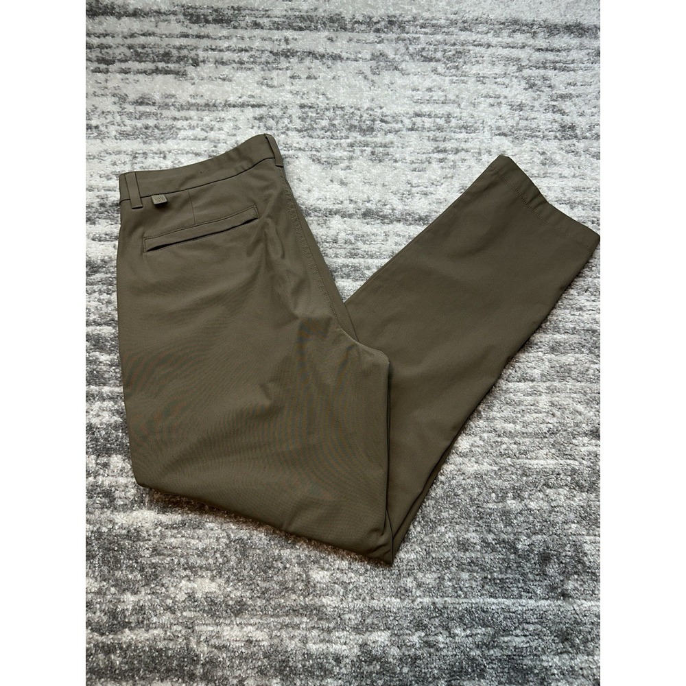 VRST Limitless 5 Pocket Slim Fit Pants dark Beige Mens Size 35x32 Performance